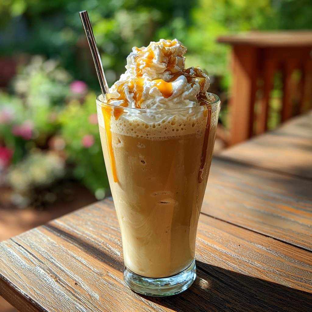 Vanilla Iced Blended Coffee