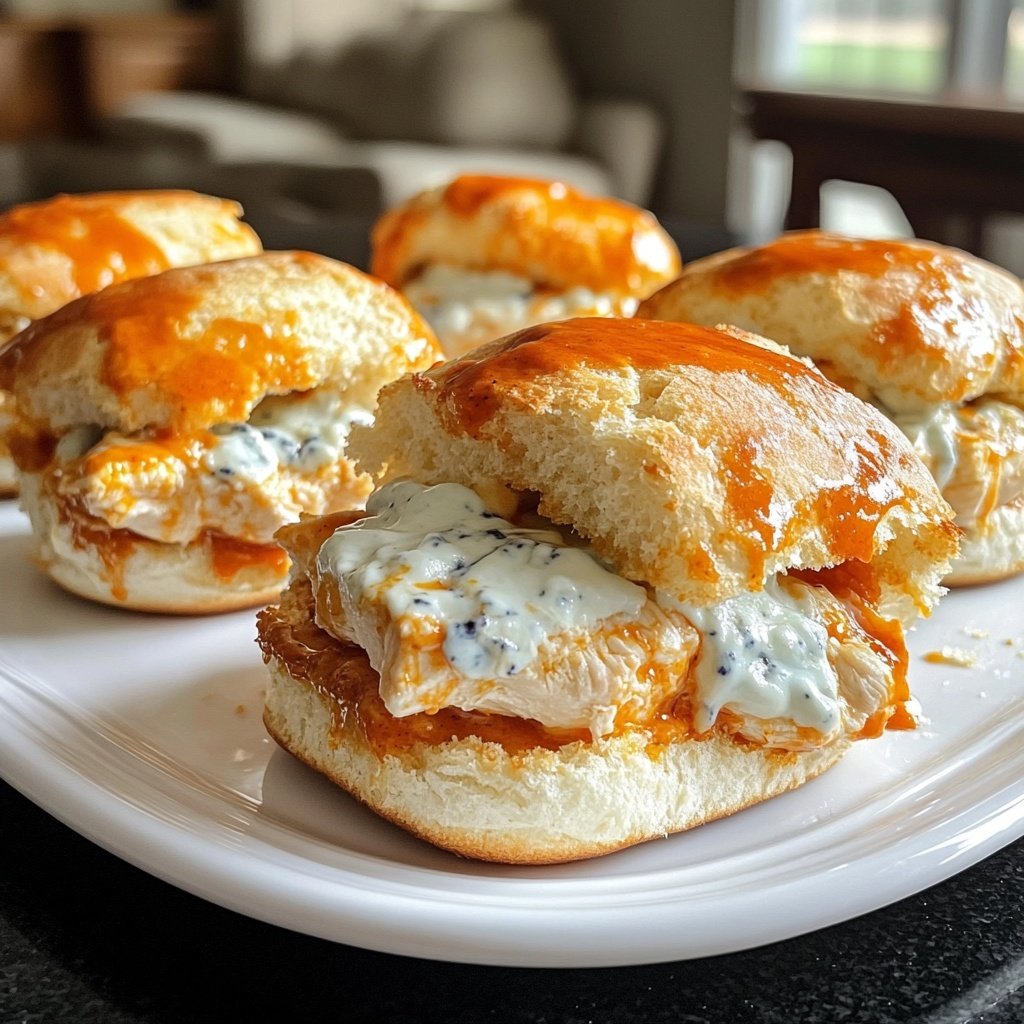 Buffalo Chicken Sliders
