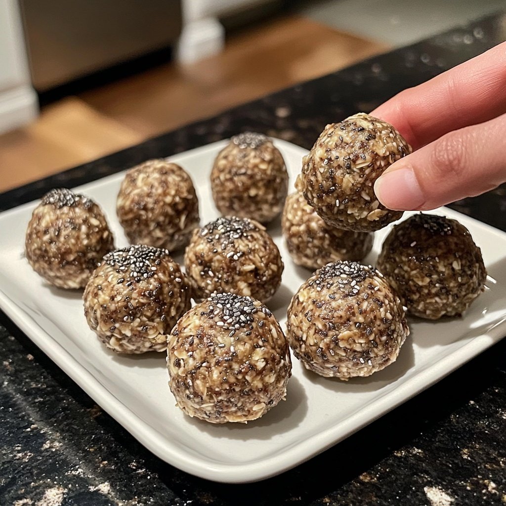 Protein Balls with Chia Seeds