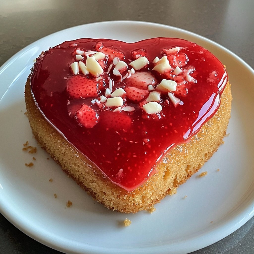 Mini Heart Cake for Valentines