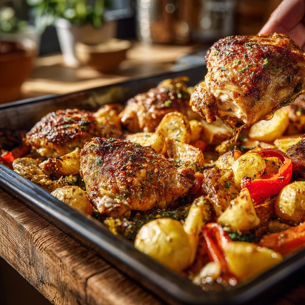 Easy Sheet Pan Dinner With Chicken