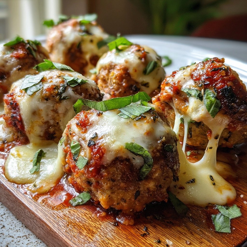 Ground Chicken Parmesan Meatballs