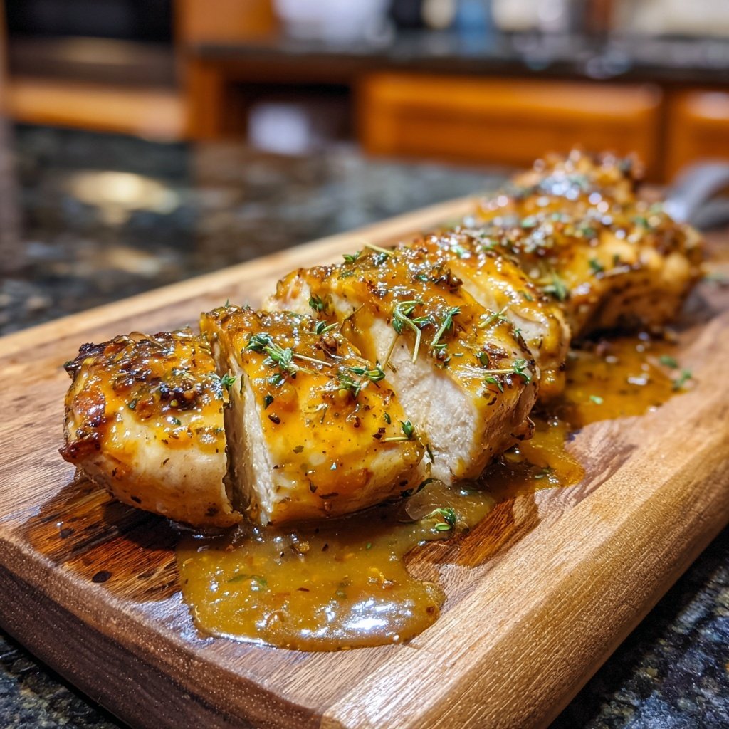 Healthy Chicken With Honey Mustard Sauce