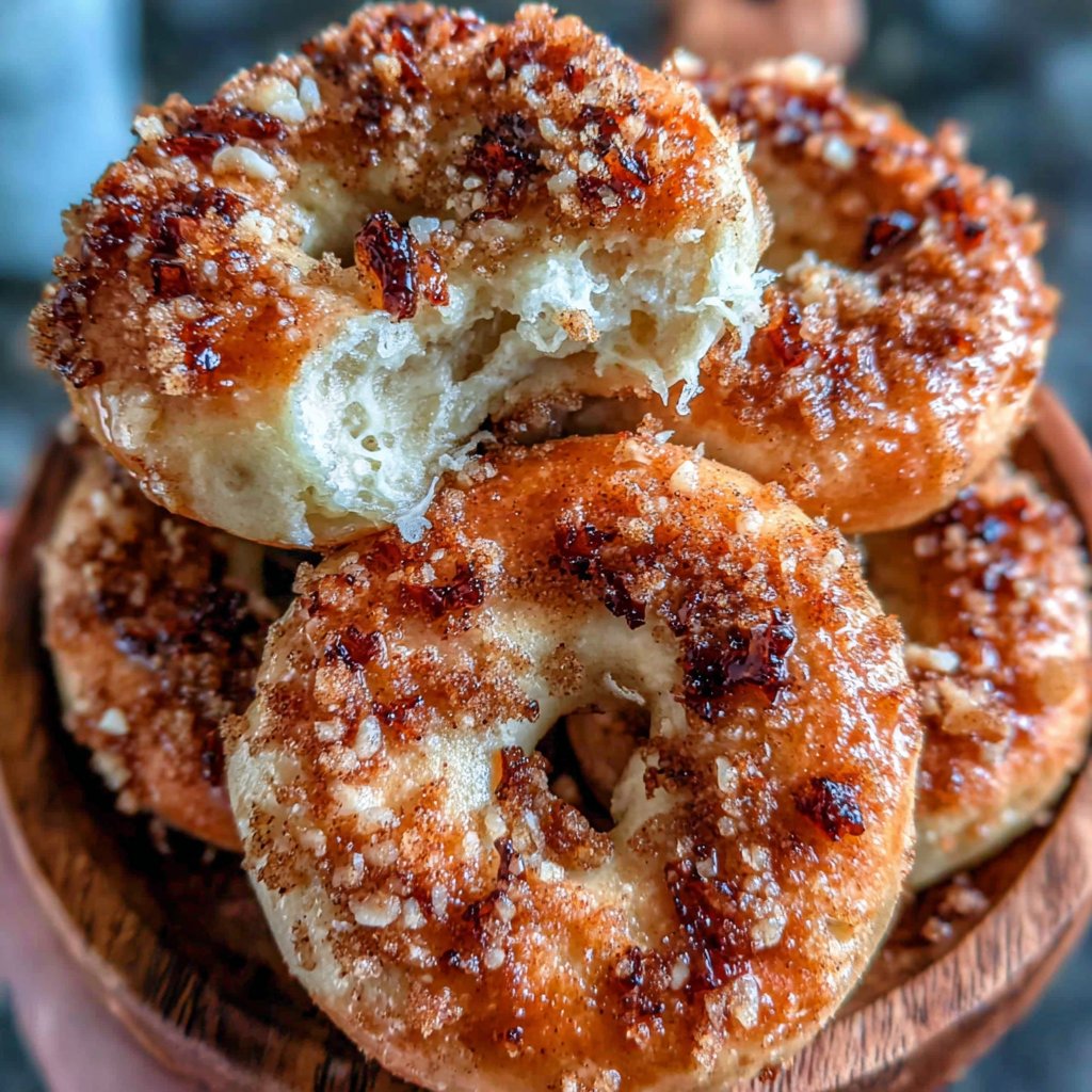 Greek Yogurt Cinnamon Breakfast Bagels
