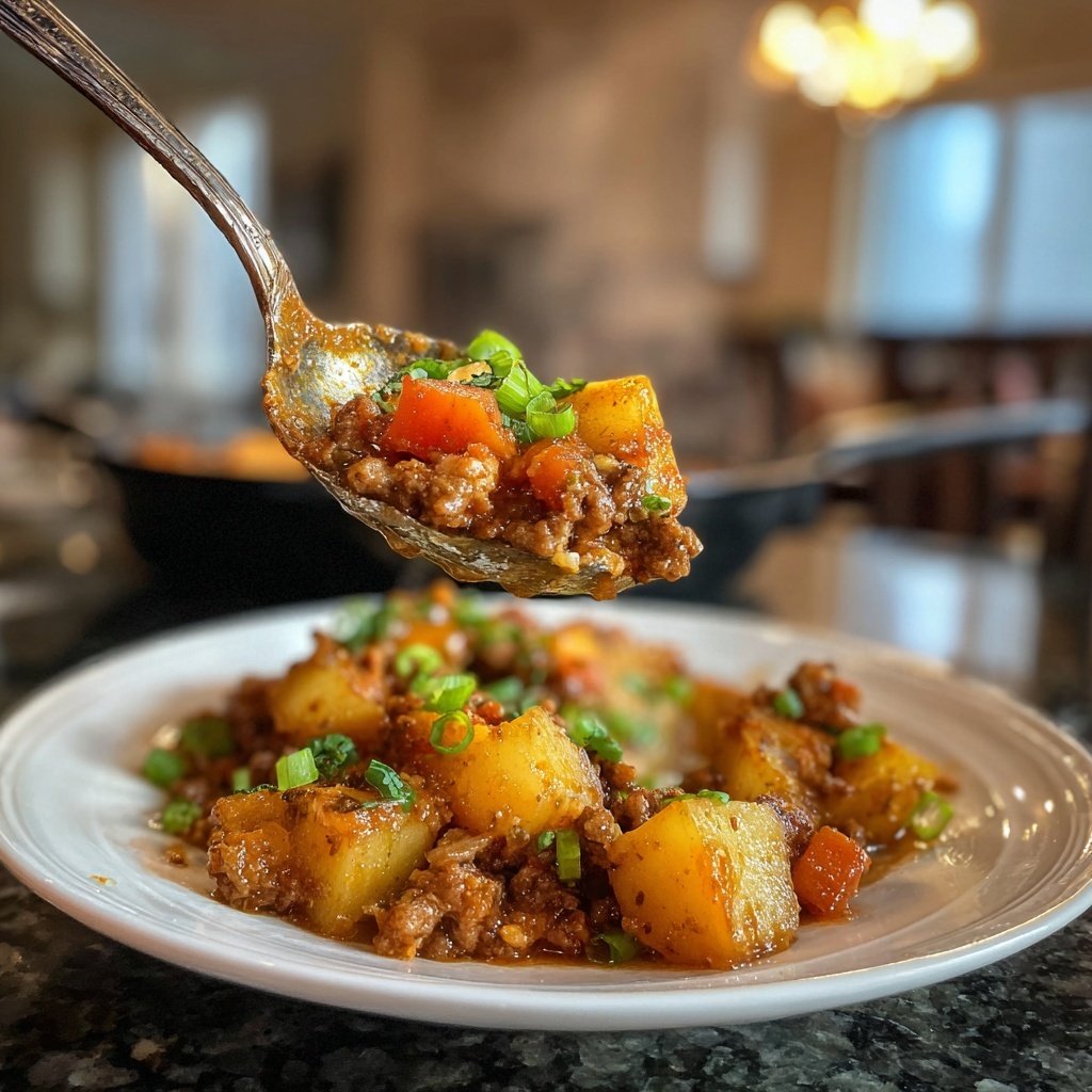 One Pot Ground Beef And Potatoes