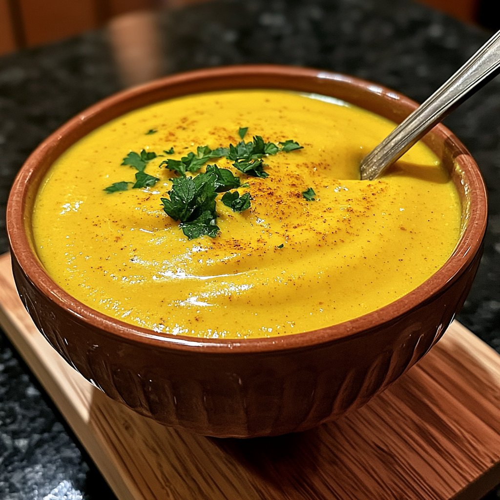 Squash Soup with Turmeric