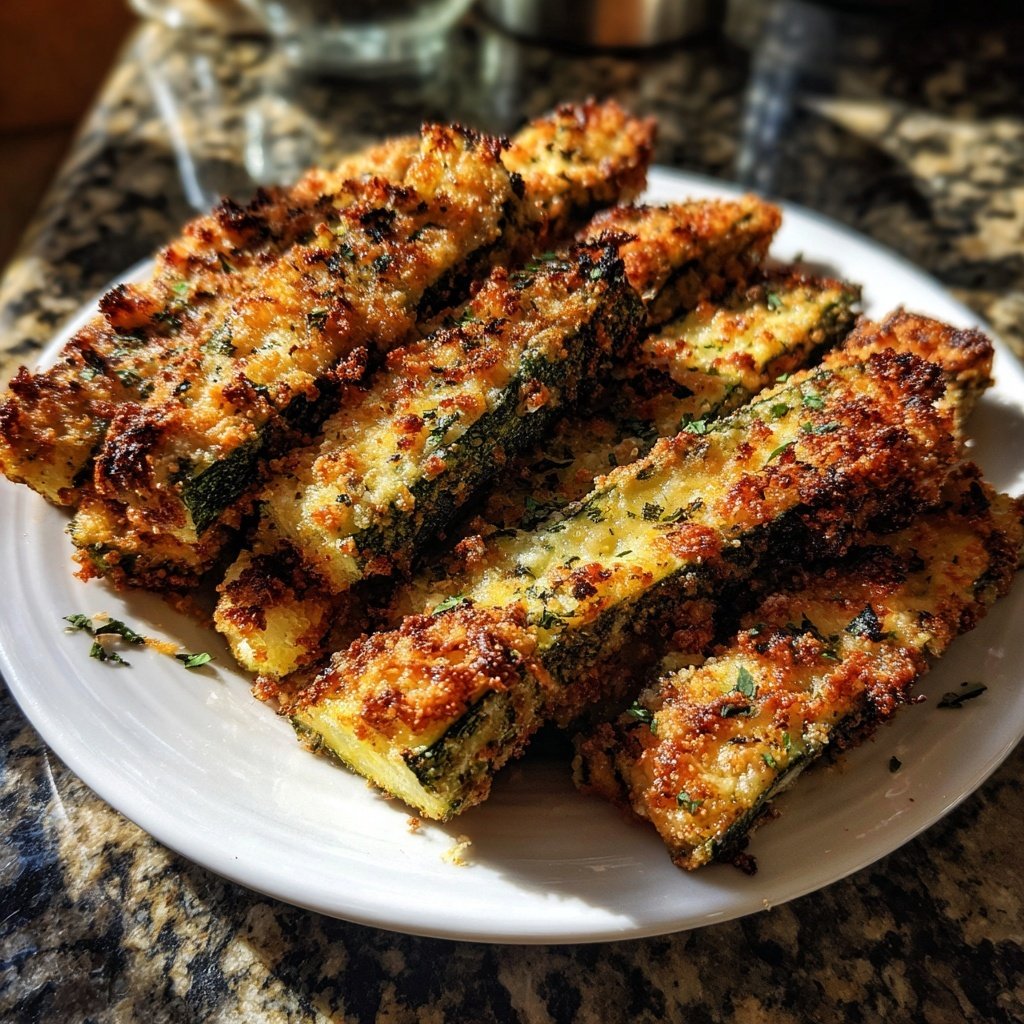 Baked Zucchini With Parmesan