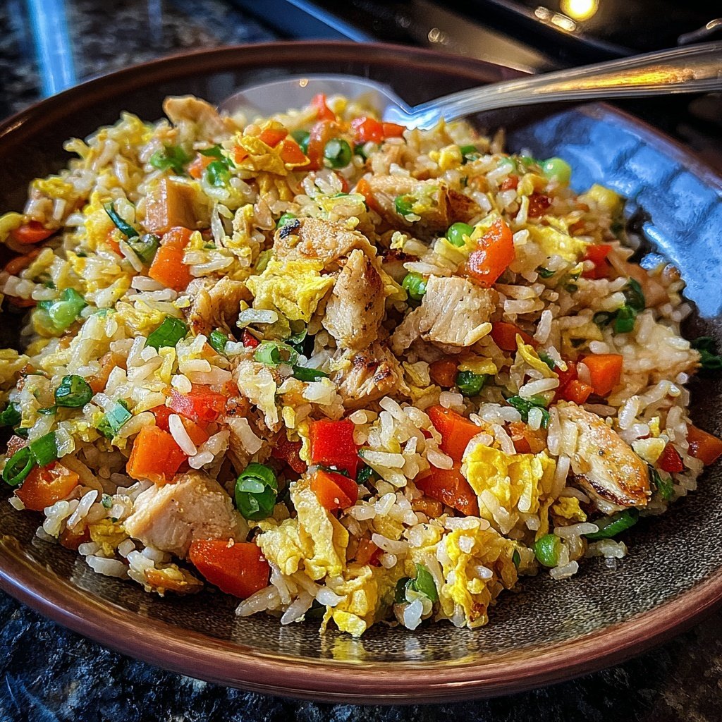 Rotisserie Chicken Fried Rice