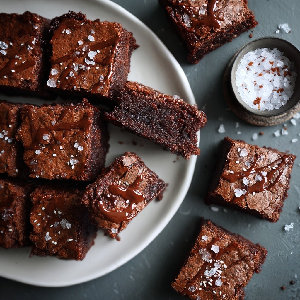 Chocolate Tahini Brownies